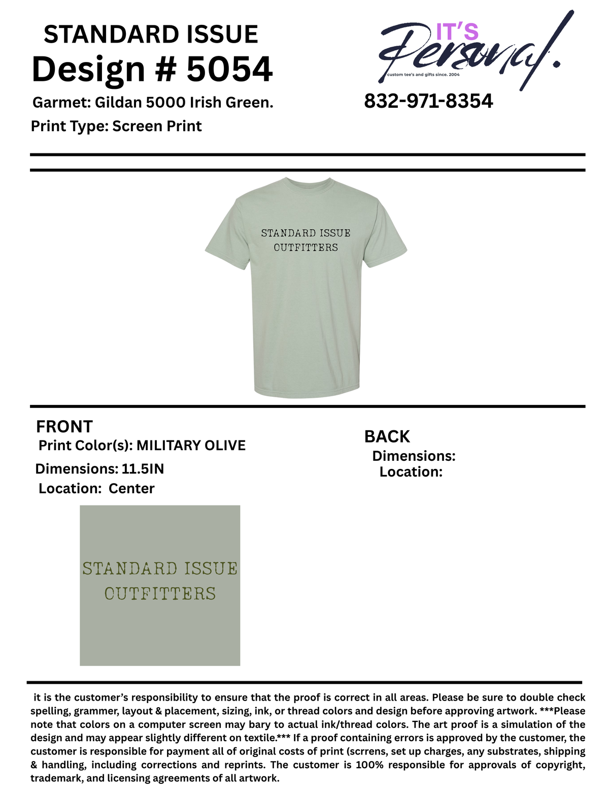 Standard Issue Outfitters T-Shirt